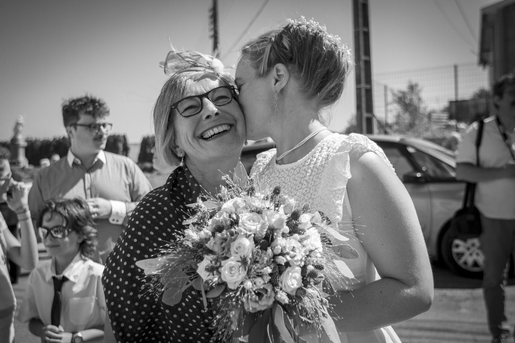 La mariée et sa maman